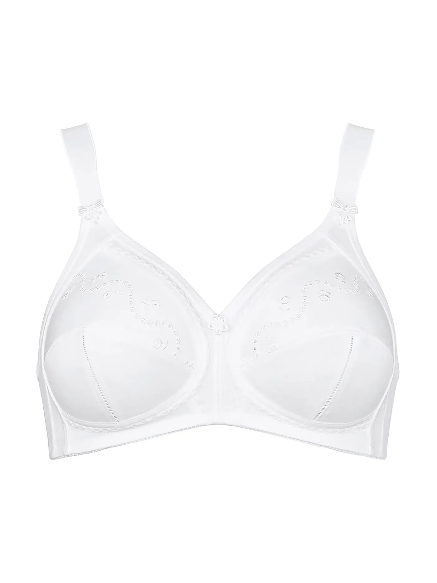 TRIUMPH | BH ohne Bügel "Doreen + Cotton" (Weiss) | 